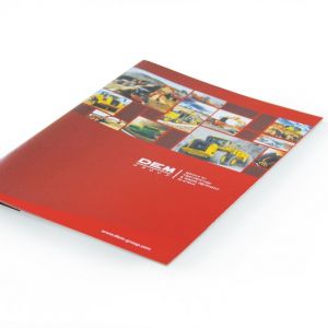 Brochure 2 agrafes à plat